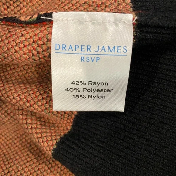 Draper James RSVP Women’s Cardigan Sweater 1X Black Floral Print NWT Plus Size - Picture 7 of 10